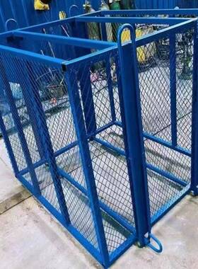 CIG加气塔砖吊笼建筑笼工上料升降钢筋吊笼机高空施地工吊篮