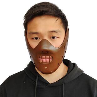 沉默的羔羊尼拔面具万汉圣节影视面罩TheSnileceof508theLambs