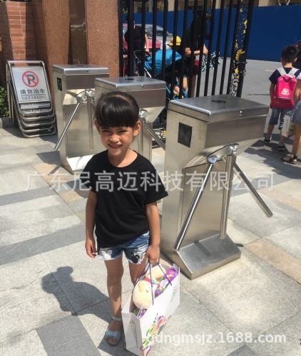 手动单项旋转闸机半高单向转闸防止回转逆向门超市车站景区单限门