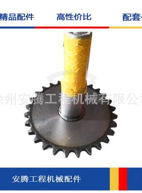 平地机GR215链轮与轴组件 GR215链轮轴 GR215双排链轮轴