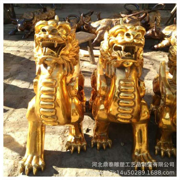 鑫鑫铜器厂家 铜貔貅 铜招财兴业貔貅 家居办公室工艺品摆件
