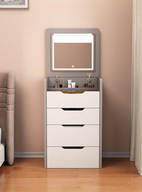 智能一梳妆台隐翻盖式现代简约可折叠化妆桌奶头风多GEP功能油体