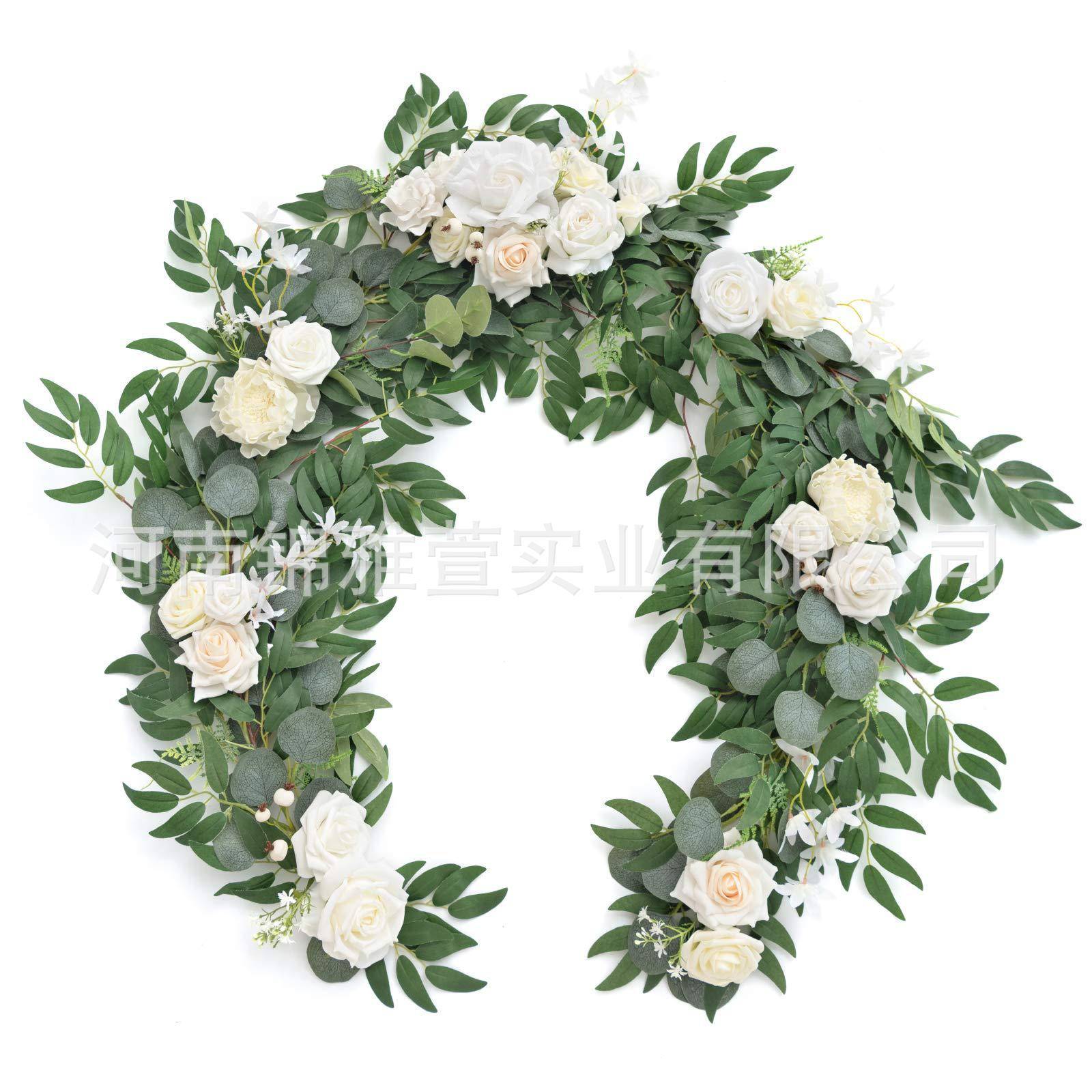 热卖加利仿真花藤条藤花条花尤花环JYX-9658婚1礼桌子装饰户外.8m