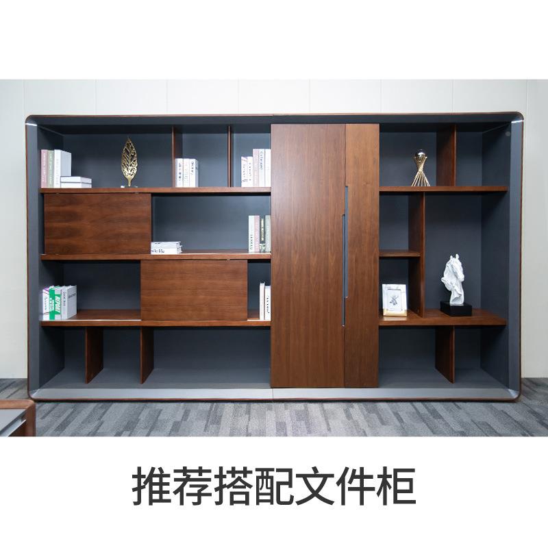 办桌公桌老板桌总裁茶几文件柜室561办公家具大班台大气办公装组