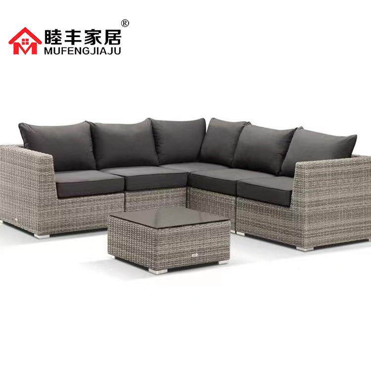 阳台户外编藤发院阳光房客沙厅休闲藤条藤制转角XP1004形沙发组合,商业/办公家具,商用藤编家具,淘宝优惠券,粉丝福利购,淘宝优惠卷