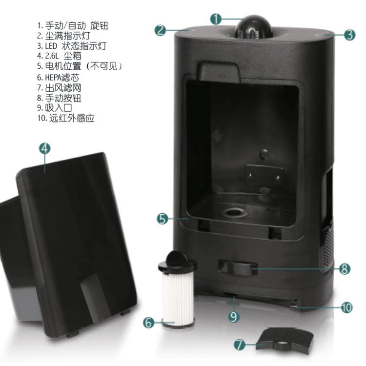 发廊碎吸发尘器吸尘器超垃强吸力电动容圾桶大量自动吸尘垃圾桶