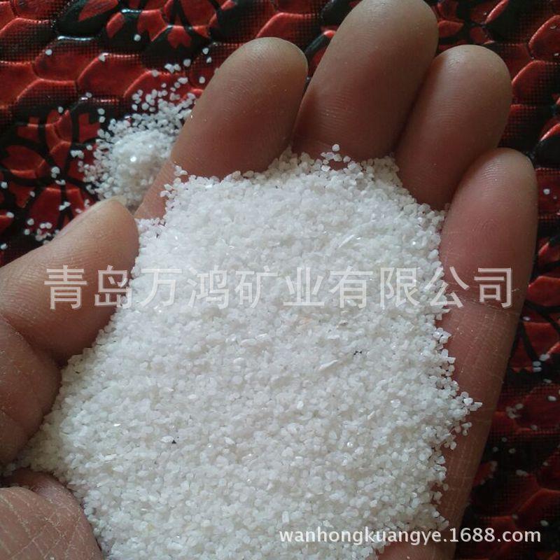 临沂造景砂2-40目粘接剂面雪花英白215石沙0造景烟灰缸铺白沙