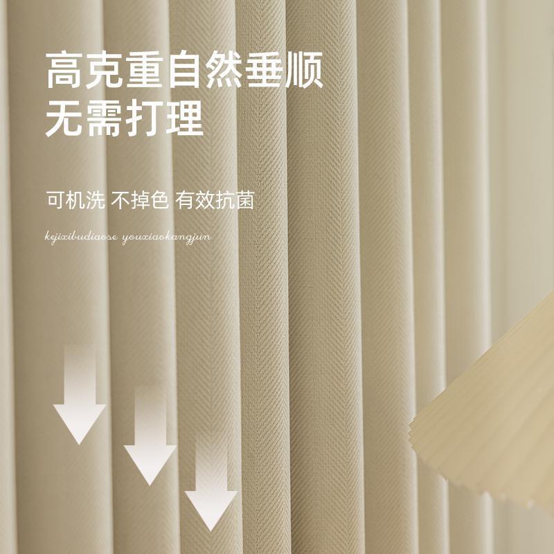 金属衣柜遮布帘开放式帽间帘遮挡防衣尘帘丑门F986H966免打孔轨道