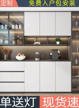 餐边柜客柜酒一简体壁柜IBN落地靠墙约家用厅储物柜高柜收纳柜