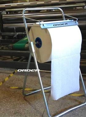 ODER擦RKN拭纸架TROKE卷装纸支架业擦拭R纸落地工移动式擦拭纸架