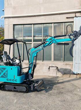 农挖用开沟机家用挖土机08型吨微挖挖沟机1小工程多功能型挖QIO掘