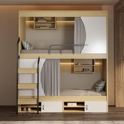 学生宿舍下互不干宿扰高低床青旅民上下铺公寓床太空床HVU舱双层