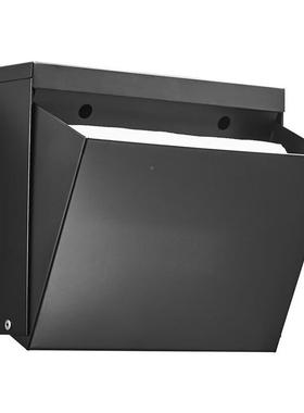 VLEN隐式藏开合纸巾939盒酒店不锈钢方纸形巾架置物台ZTT0563