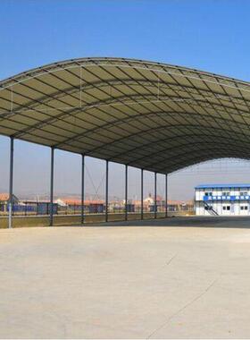 广东直售电棚动推拉移动房拉棚遮阳63550挡雨拉蓬厂货仓篷空地棚