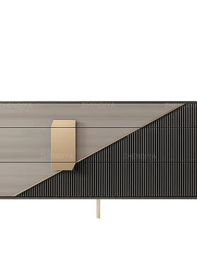 轻奢五斗柜实NNU收木餐边柜屉式卧室纳柜约玄关抽柜储物柜简装饰