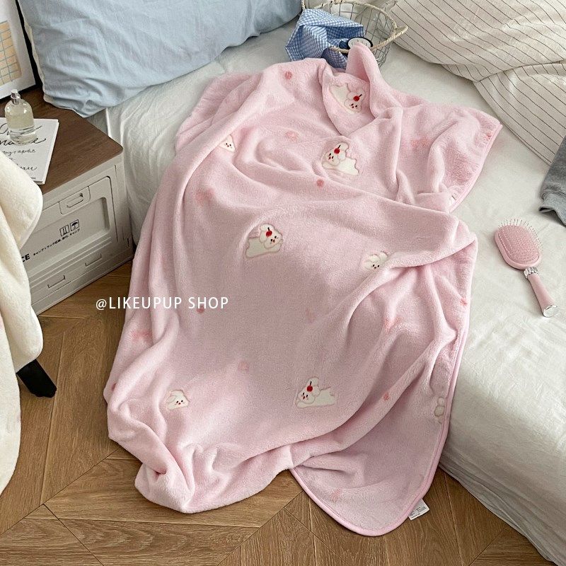 办公室午睡毯午休空调小毯子夏薄款床上用珊瑚绒沙发披肩盖毯毛毯,床上用品,休闲毯/毛毯/绒毯,淘宝优惠券,粉丝福利购,淘宝优惠卷