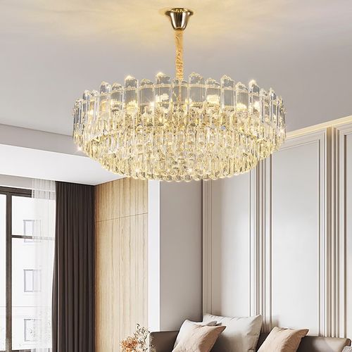 豪华客厅水晶吊灯法式轻奢高端欧式别墅大厅复式楼新款餐厅装饰灯