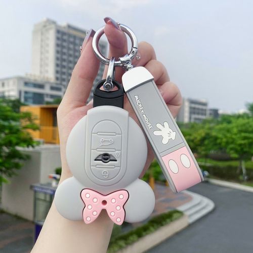 适用宝马mini钥匙套迷你cooper壳countryman扣f54f55f56F60车包女