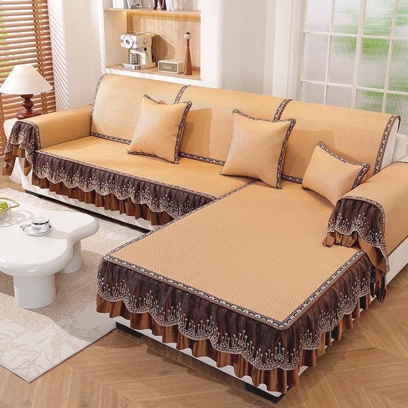 夏季藤席沙发垫欧式凉席坐垫夏天防滑凉席沙发罩套客厅竹凉垫,居家布艺,沙发垫,淘宝优惠券,粉丝福利购,淘宝优惠卷