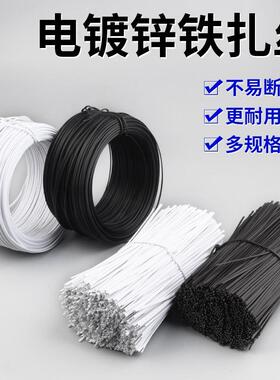 电镀锌包塑细铁丝鼻梁条扎线铁芯绑丝塑料葡萄藤枝架扎丝园林扎带