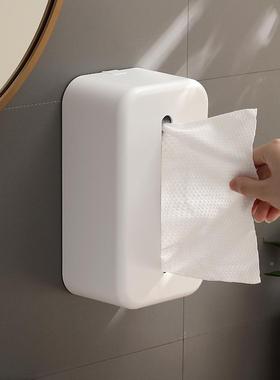 LEYI巾X免打孔卫生间纸0166抽巾盒厨房挂壁创意挂式简约无痕洗脸