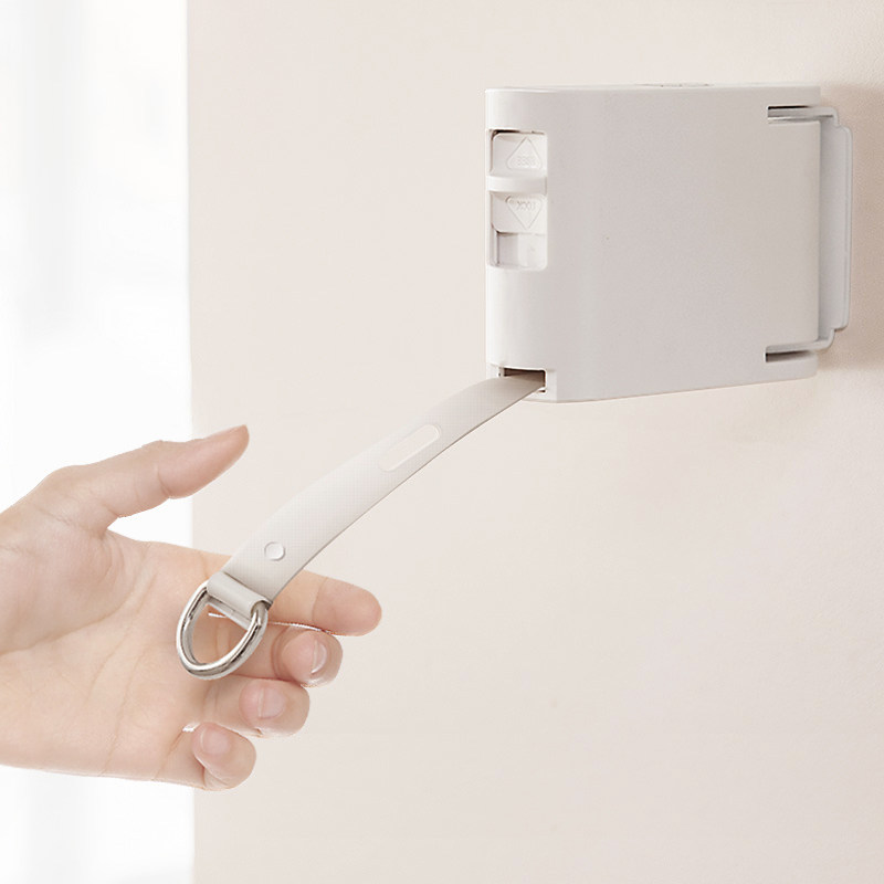 隐形晾衣绳室内免打孔阳台晾衣防风神器凉衣绳晒衣服被伸缩晾衣架,收纳整理,壁挂晾晒架/网,淘宝优惠券,粉丝福利购,淘宝优惠卷