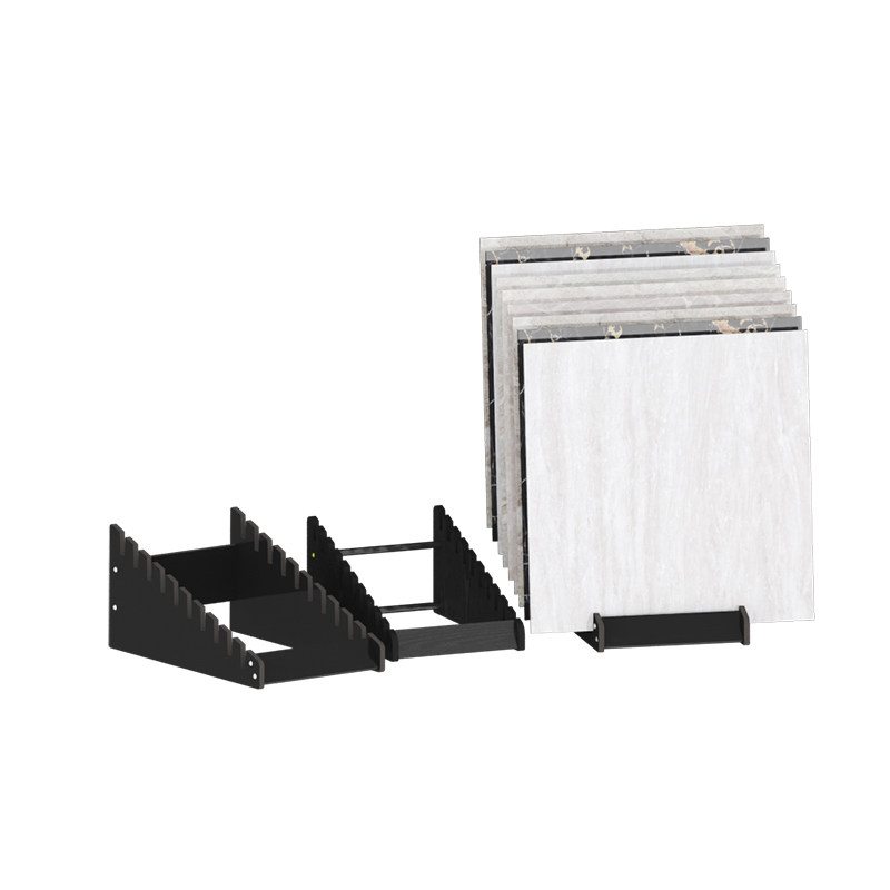 防水瓷砖展示架木地板展架落地立式样品插架陶瓷货架色板样板架子