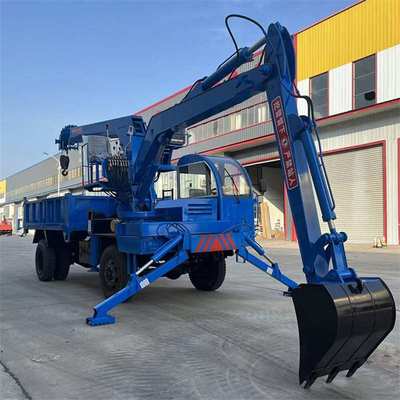 厂家生产四驱吊挖运输车 锰钢大臂安全稳固 2吨四驱吊挖运输车