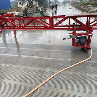 供应大型悬挂桁架式刻纹机混凝土路面单幅双副全自动刻痕机定制机