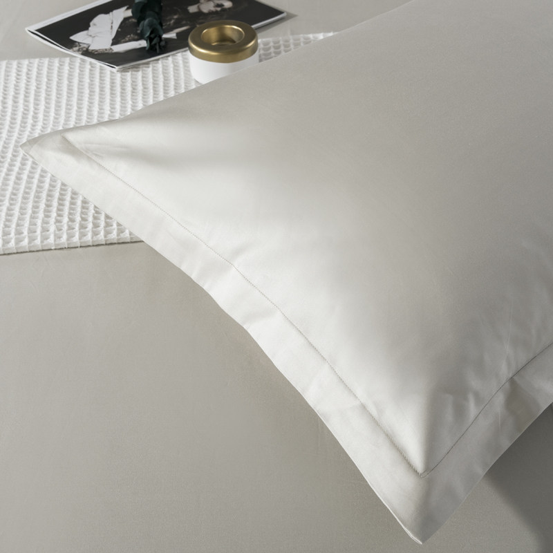 100支双股纯棉贡缎枕头套一对装全棉包邮成人大号酒店48*74cm枕套
