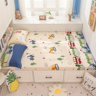 儿童房纯棉榻榻米专用床笠床单夏5cm薄垫定制任意尺寸床垫保护套