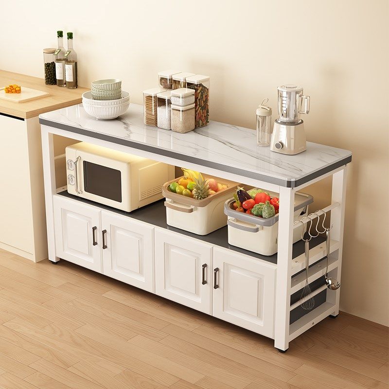 岩板厨房置物架家用落地多层收纳架微波炉碗碟定制切菜桌储物橱柜,厨房/烹饪用具,厨房置物架/置物柜/角架,淘宝优惠券,粉丝福利购,淘宝优惠卷