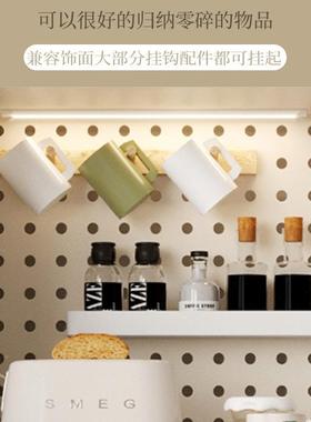 餐厅USW客生厅现物代奶油风洞洞板家政柜收纳柜保洁卫人扫地机器