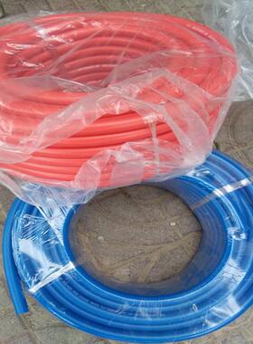 a756胶φ8管mm红蓝色气管3公斤压力橡胶气高压管0天然橡管钢丝管