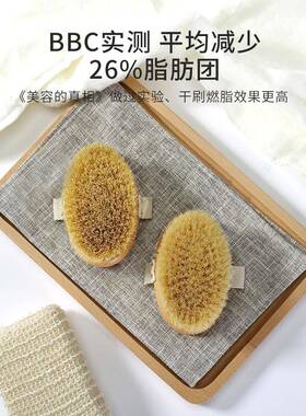 EQ4F身体刷干刷皮肤F76S6MTM磨砂刷膏洗澡刷子米兰鬃达可儿酸美体