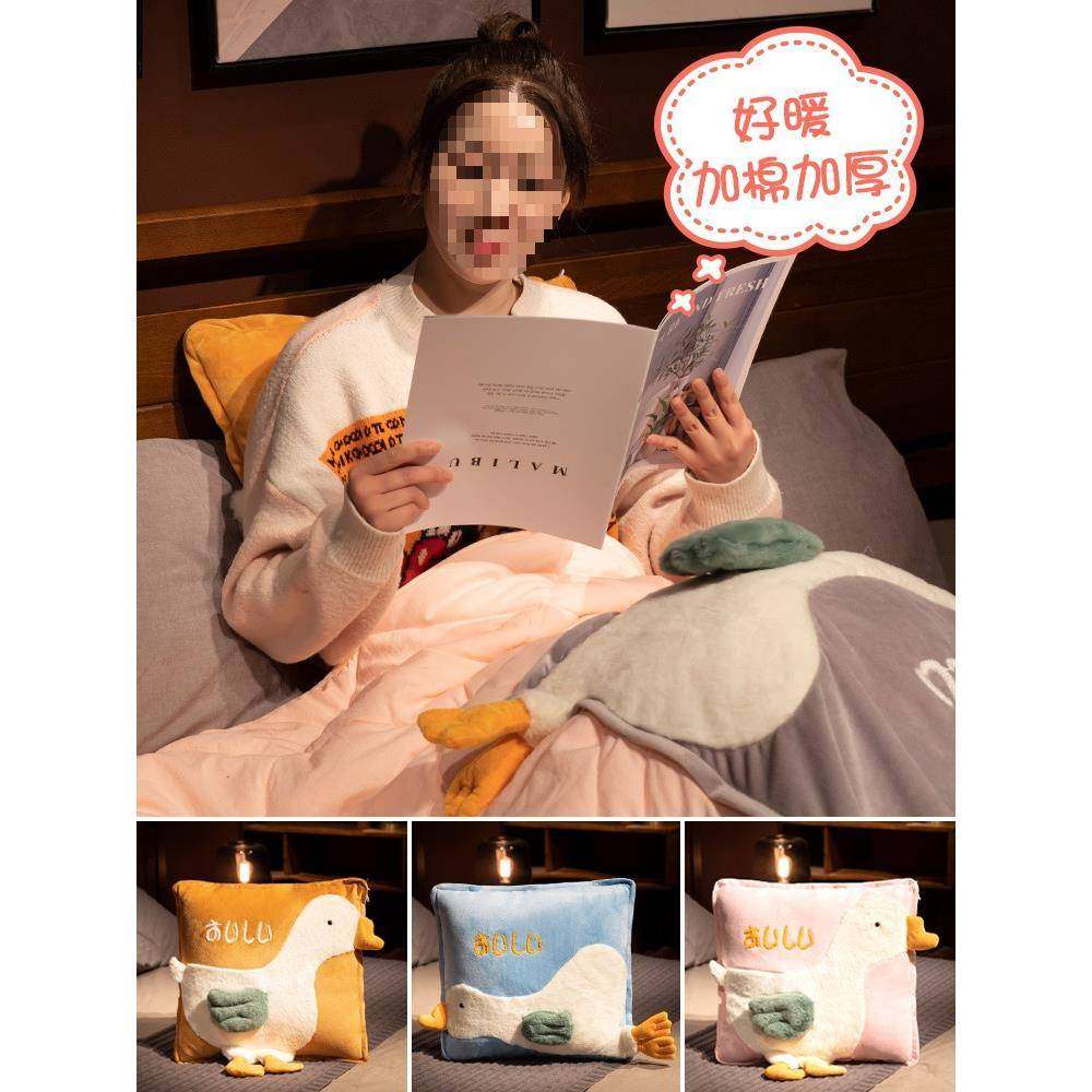 抱枕被子两用20211215折叠靠枕毯子二枕合汽一头车办公室午睡车载