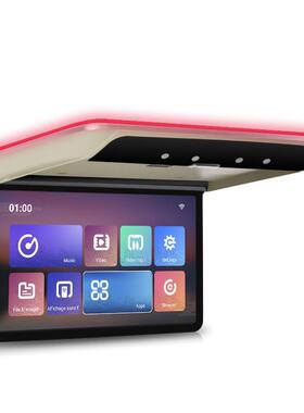 13.用寸车载吸3顶显示器智能安卓车G电视出口1368A-4G4插卡后排娱