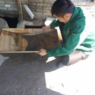 绿洲木金盆淘金盘手樟工制作矿工便YWN携淘式矿砂淘筛选洗工具