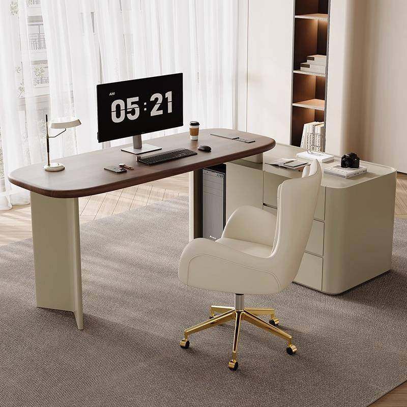 法式奶油风书桌办椅组复古胡桃实带合柜轻奢电SXB脑公桌木医美咨,鲜花速递/花卉仿真/绿植园艺,其它园艺用品,淘宝优惠券,粉丝福利购,淘宝优惠卷