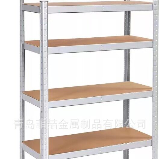钢木厨房多层可调落地置物架