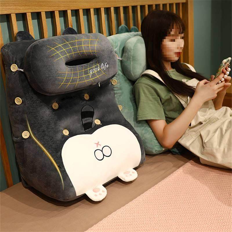 玩三角手机着靠学生宿软包躺榻米女生垫抱枕枕床舍ltao1017榻头靠