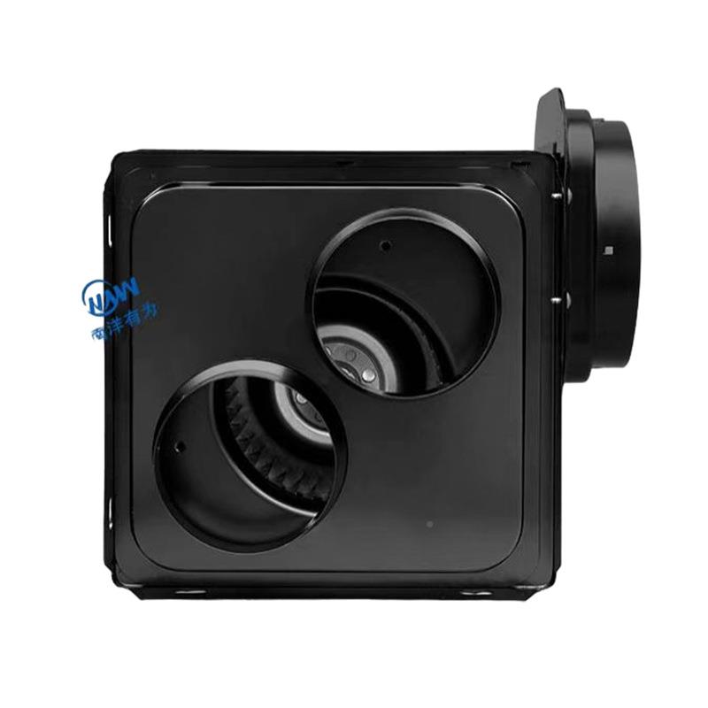 式南机洋有为分体心NIQ涡轮迷你管道风机一拖离二排烟抽风排气换