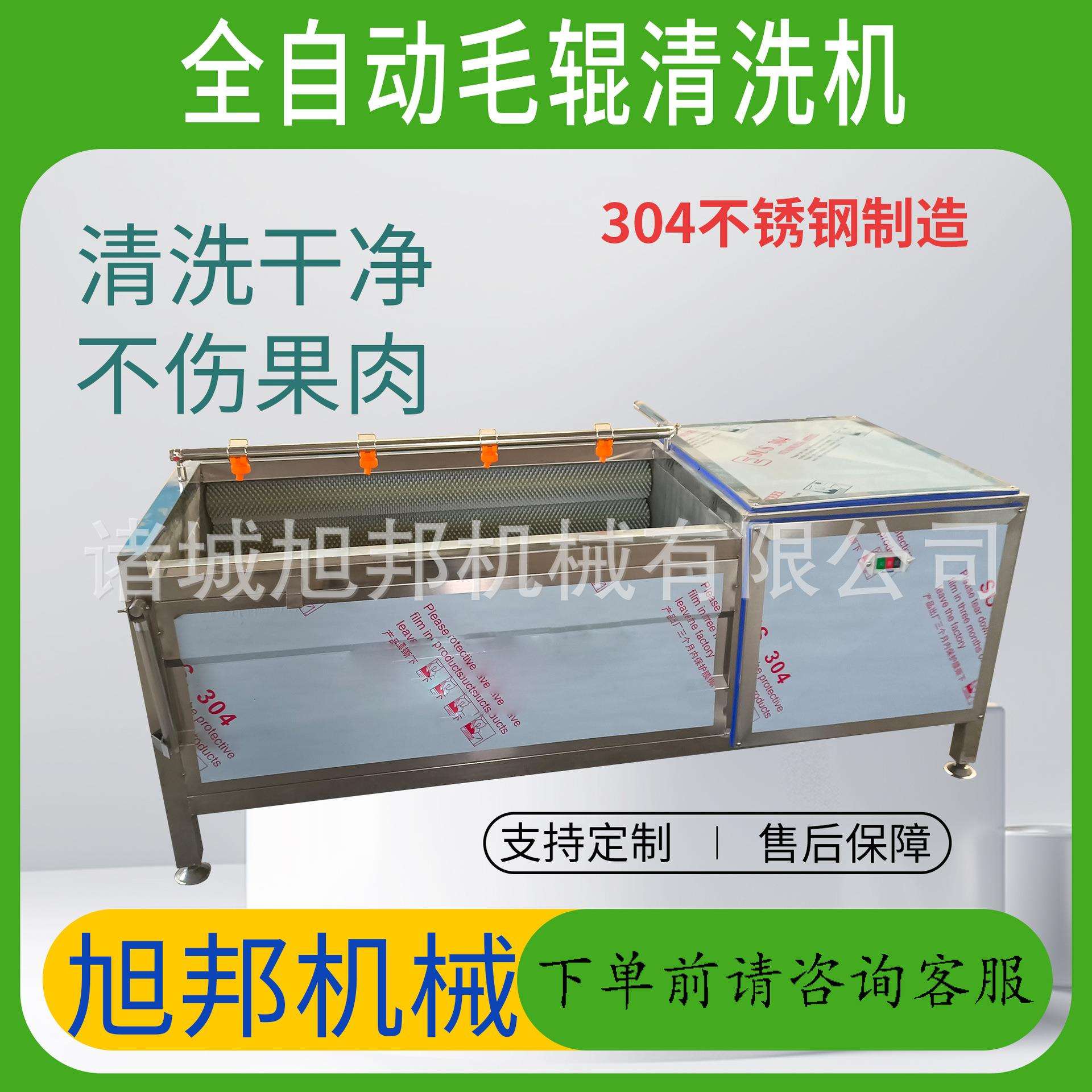 土豆毛刷清洗磨皮机器 河蚌去泥去杂清洗设备 茎瘤芥毛棍清洗机