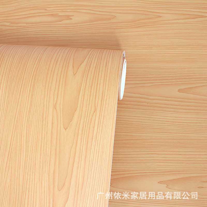 韩版加厚木纹贴PVC防水墙纸3D航空波音软片家具翻新韩国装饰贴膜