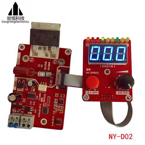 NY-D02 精密双脉冲编码器点焊机变压器控制器 电流时间控制板