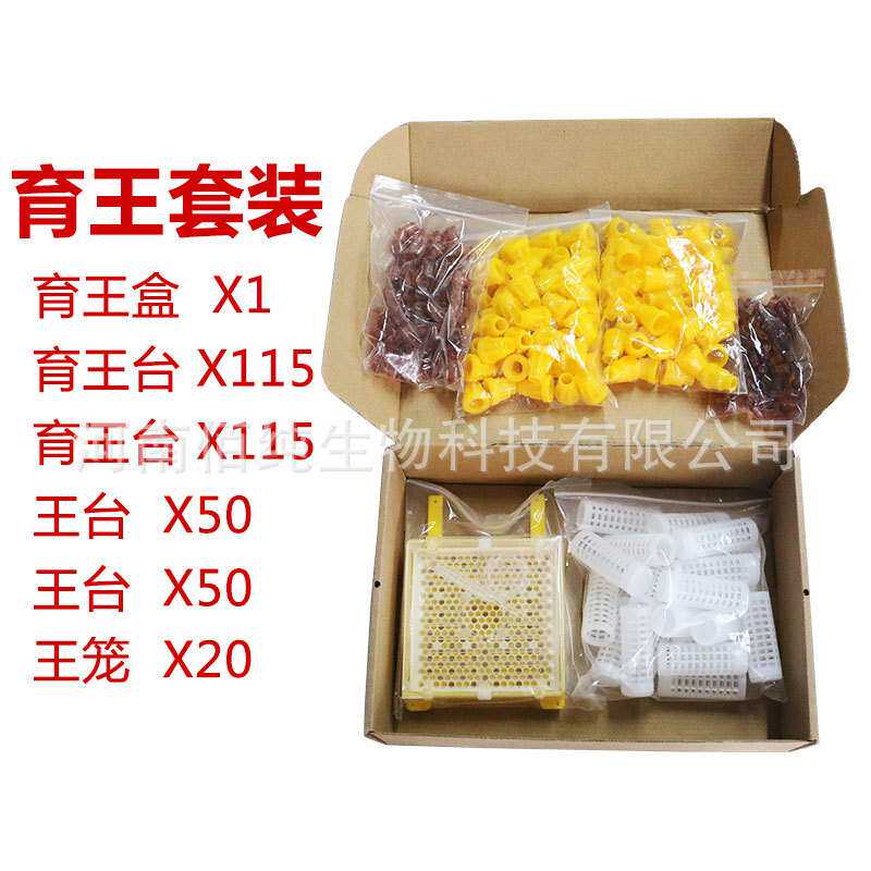 蜂王培育盒套装 王笼王台移虫盒蜂王 饲养繁殖育王套装育王套盒
