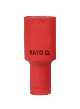 易尔拓原装绝缘3/8“六角长套筒1000V棘轮绝缘套筒YT-210070