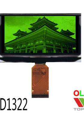 2.7英寸oled屏128x64绿色显示屏绿光带灰度2864ASYIG01厂家sd1322