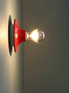 Teti包豪斯北欧Vintage复古怀旧中古客厅卧室ins走廊过道黄色壁灯