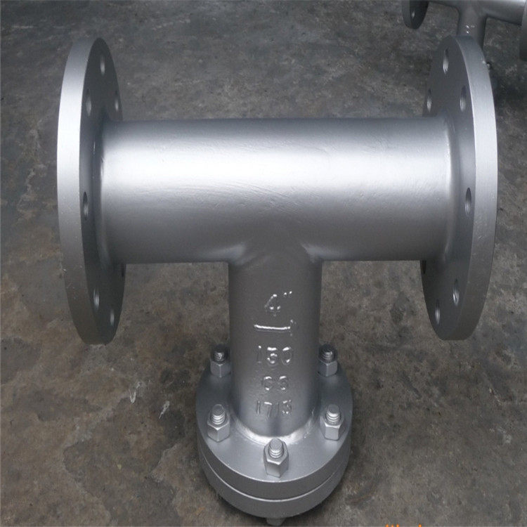 STR-16C铸钢WCB材质法兰T型过滤器